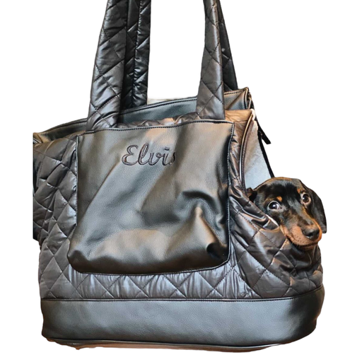 Carrier with mesh window